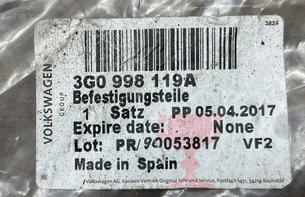 Bandeau Phare Gauche Avant VW Passat B8 OEM 3G0998119A image 4