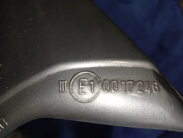 Carcaça Espelho Esquerdo Mercedes W126 OEM E1 0017246 image 5