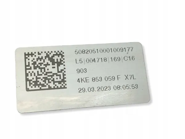 Audi E-Tron Vänster Framdörrlist OEM 4KE853059F image 6