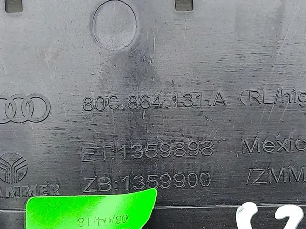 Audi Q5 SQ5 12V-Steckdose OEM 80C864131A Vorne image 6