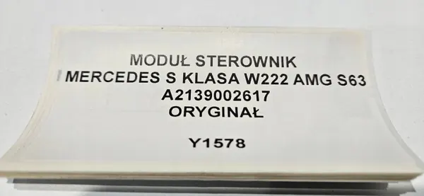 Module de commande OEM A2139002617 Mercedes Classe S W222 image 4