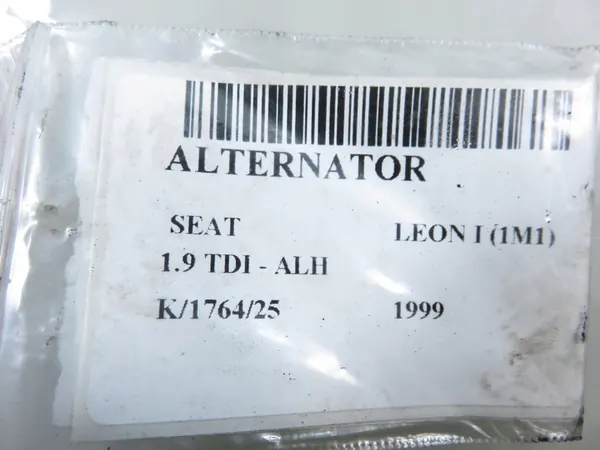 Vaihtovirtageneraattori Seat Toledo 1.9 TDI 1999 image 2