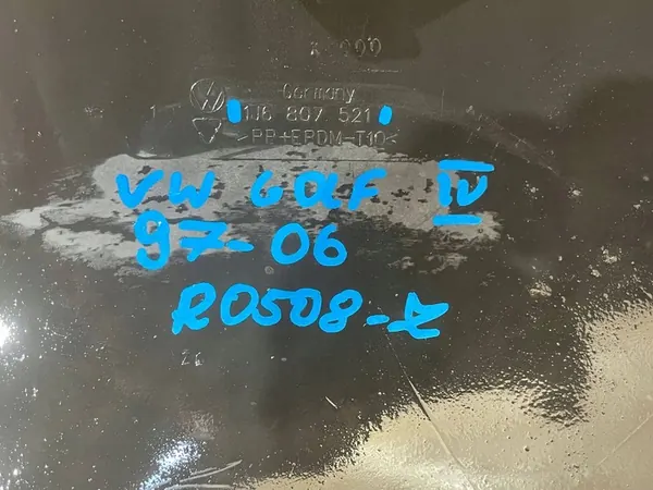 VW Golf IV 97-06 Bakre Stötfångare Spoiler OEM 1J6807521 R0508 image 10