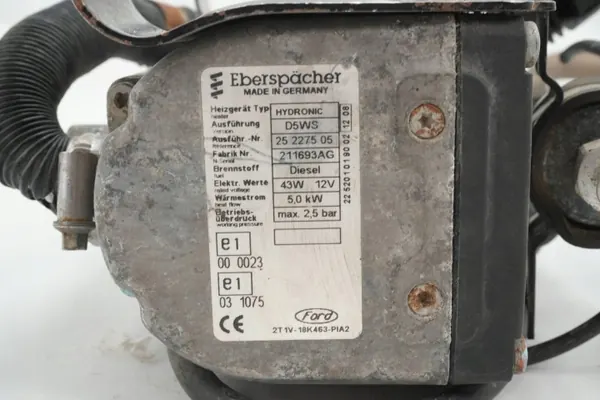 Webasto pysäköintilämmitys OEM 2T1V-18K463-AC Ford Transit image 9
