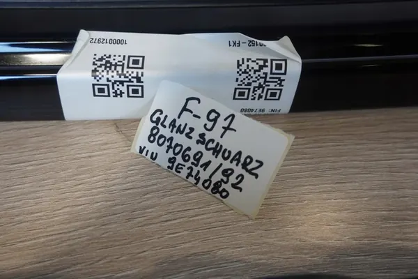 Barras de teto BMW X3 G01 F97 LCI Pretas image 4