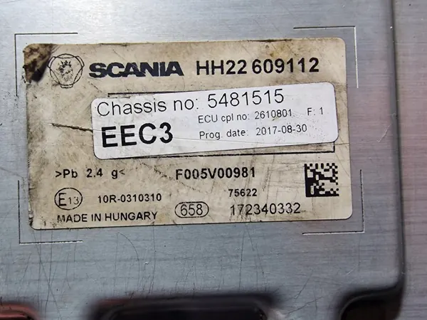 Module AdBlue Scania 2610801 - Contrôleur Euro6 EEC3 image 3