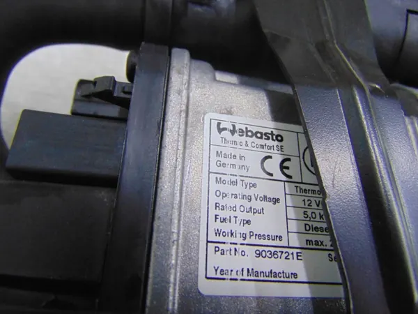 BMW G30 G31 Webasto Värme 9036721E Bak 3.0D image 6