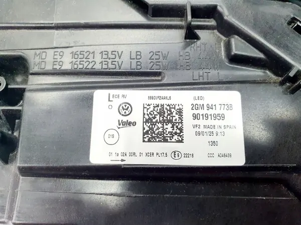 Vasen Ajovalo VW T-Cross 2GM941773B OEM image 9