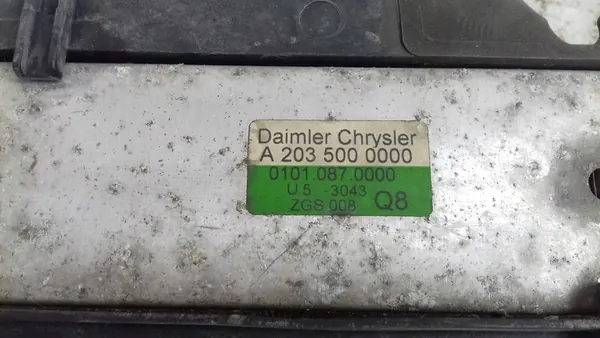 Intercooler Mercedes C-Klasse W203 1.8 Compressor A2035000000 image 8