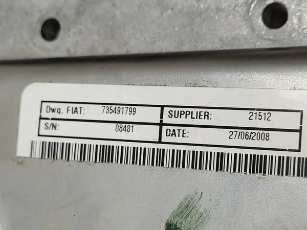 Elrattstam OEM 26133624 för Fiat 500 image 8