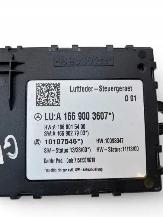 Module de suspension pneumatique Mercedes-Benz A1669003607 image 9