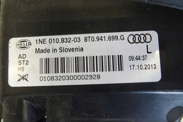 AUDI A5 8T LIFT - HALÓGENA ESQUERDA 8T0941699G image 4