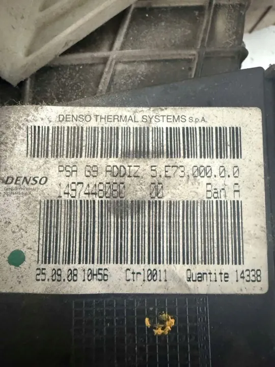 Achter AC-verwarming OEM 1497448080 voor Scudo Expert Jumpy image 4
