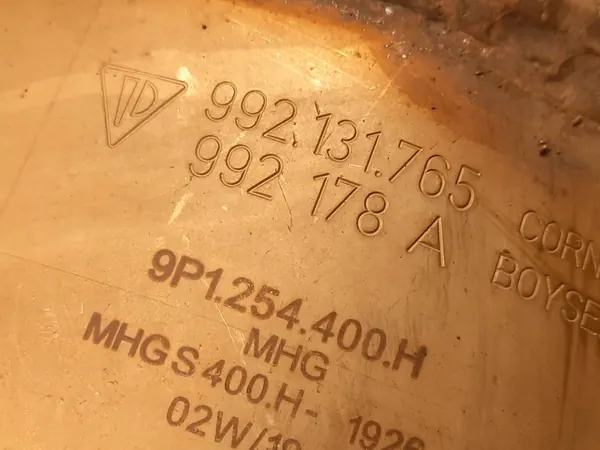 Porsche 911 GTS 3.0B Left Catalytic Converter 992131765 image 6
