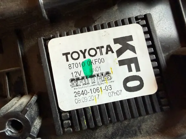 Toyota OE Verwarmingsventilator OEM 87010-0KF00 - Beschadigde Behuizing image 8