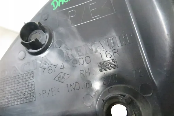 Dacia Duster I Rear Right Wheel Arch 767480016R image 4