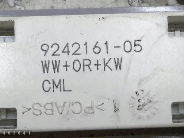 BMW 3-sarja F30 kattovalaisinkonsoli OEM 924216105 image 5