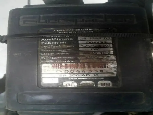 Webasto Mercedes Vito W639 2.2L Diesel SP200AD16 image 2