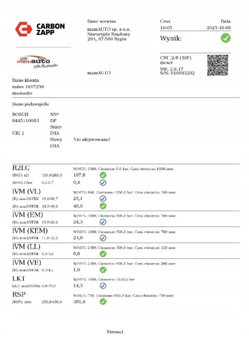 Inyector OEM 0445110083 para Opel Vectra C 1.9 CDTI image 3