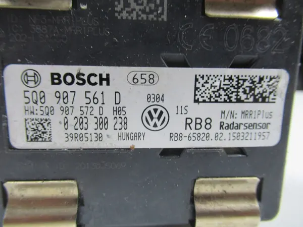 Radar Sensor Volkswagen OE 5q0907561d image 4