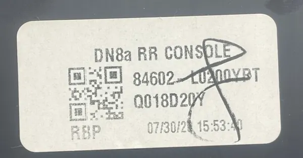 Reposabrazos Hyundai Sonata 2019 OEM 84602-L0200-YTH image 8
