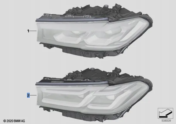 BMW G30 G31 F90 Farol Laser 63119479267 image 2