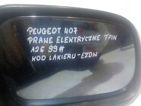 Höger Spegel 7-pin OEM 414574313 för Peugeot 407 image 4