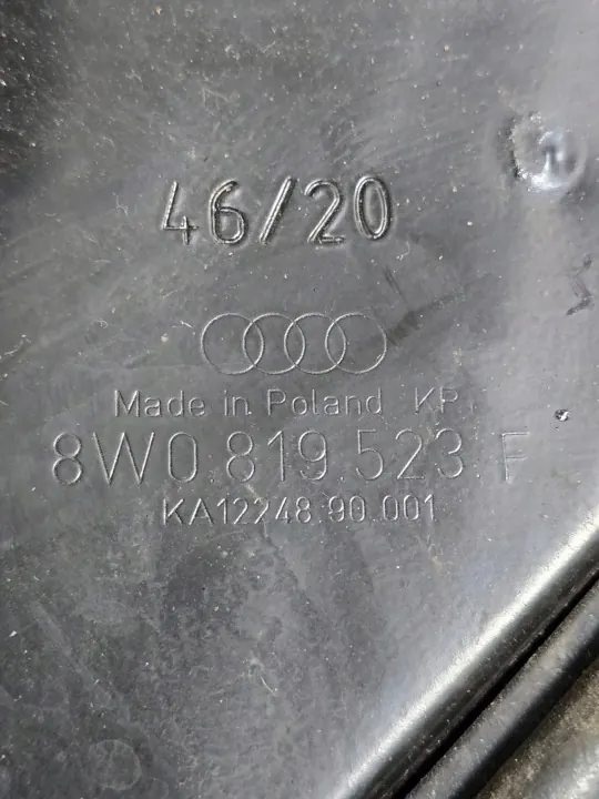 Cubierta de Mampara Audi OE OEM 8W0819523F - Usado image 5