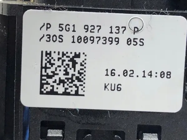 VW GOLF VII Elektrischer Schalter 5G1927137P image 4