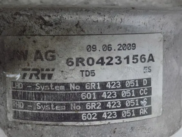 Bomba de dirección asistida VW Polo 6R Seat Ibiza 6J Skoda Fabia II 6R0423156A image 3