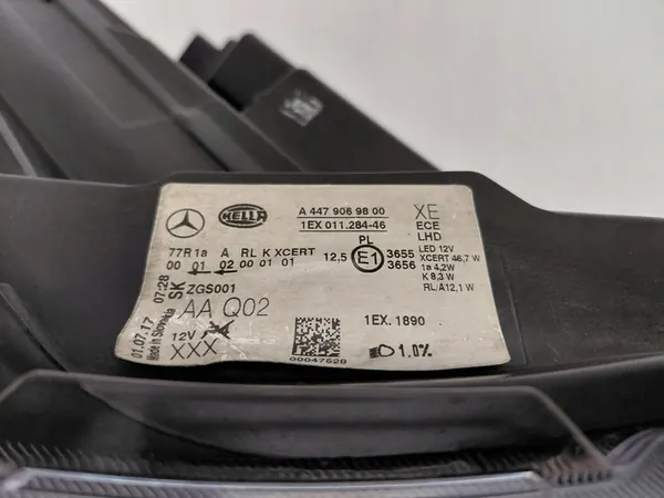 Mercedes V-Klasa W447 ILS Full Led Rechter Lamp OEM A4479069800 image 3