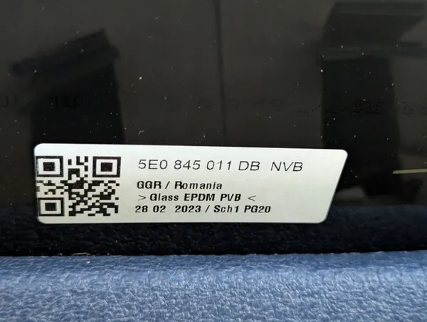 Skoda OE 5E0845011DB NVB Frontscheibe gebraucht image 4