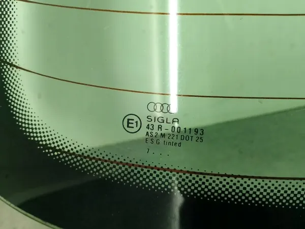 Cristal de portón SZYBA KLAPY BAGAZNIKA OEM Audi A6 C5 Familiar image 7