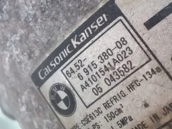 Compresor de aire acondicionado BMW OE 6915380 image 3