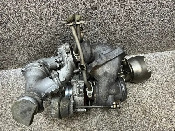 Conjunto de turbocompresores W204 2.2 CDI Biturbo 651 OEM image 2