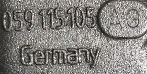 Bomba de óleo Audi usada OEM 059115105AG para A6 C6 image 4