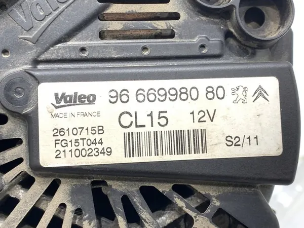 ALTERNATOR PEUGEOT 508 I 1.6 156HV image 4