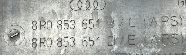 AUDI Q5 I 8R Front Grill PDC 8R0853651C image 7