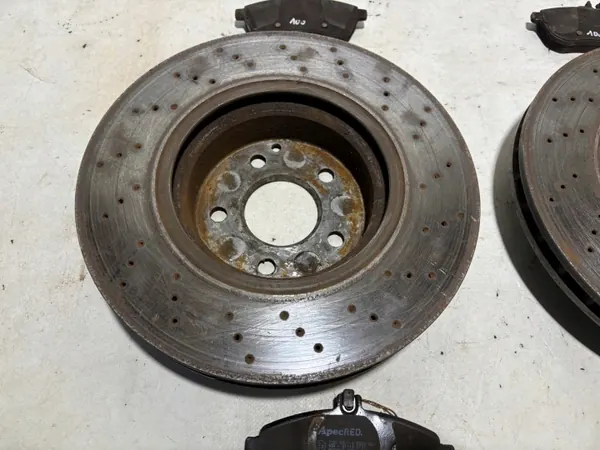 OEM TARCZE PRZÓD PRZEDNIE KLOCKI KOMPLET MERCEDES SL R230 W230 GH image 5