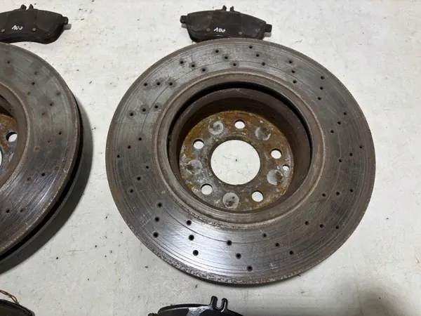 OEM TARCZE PRZÓD PRZEDNIE KLOCKI KOMPLET MERCEDES SL R230 W230 GH image 6