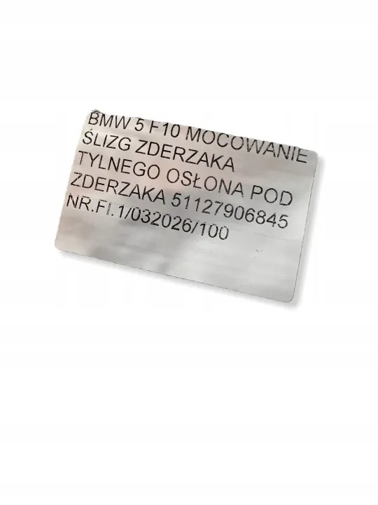BMW 51127906845 Achterbumper Glijbevestiging Kap image 9