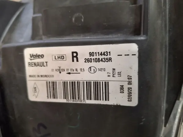 Dacia Sandero II Logan Oikea Etuvalo LED 260108435R image 5