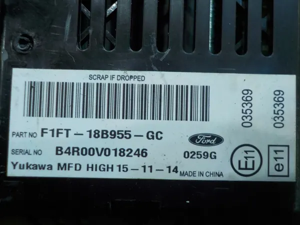 Écran Ford OE F1FT-18B955-GC pour Focus MK3 image 3
