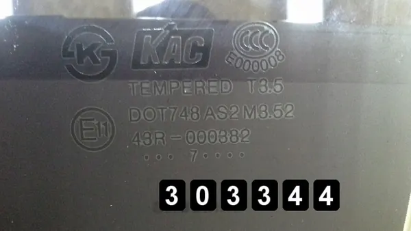 Vitre de porte OEM AM-303344 pour Chevrolet Captiva 2007 image 3