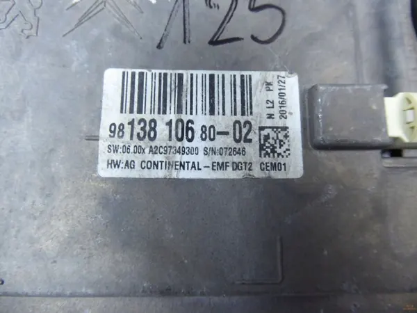 OEM 9805089780-03 radio-näyttö Citroen C4 Picasso II:lle image 4