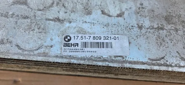 Käytetty intercooler OEM 17.51-7 809 321-01 BMW X5/X6 image 3
