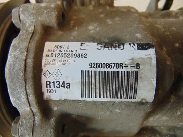 Compressore AC RENAULT KANGOO II LIFT 1.2 TCE 926008670R image 5