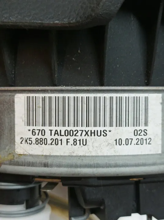 OEM 2K5880201F Airbag esquerdo condutor para VW Caddy III image 3