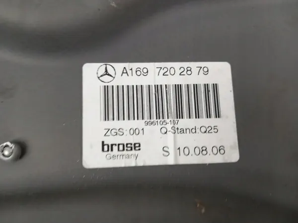 Mercedes A-klass W169 fram höger fönsterreglage OEM 899 image 9