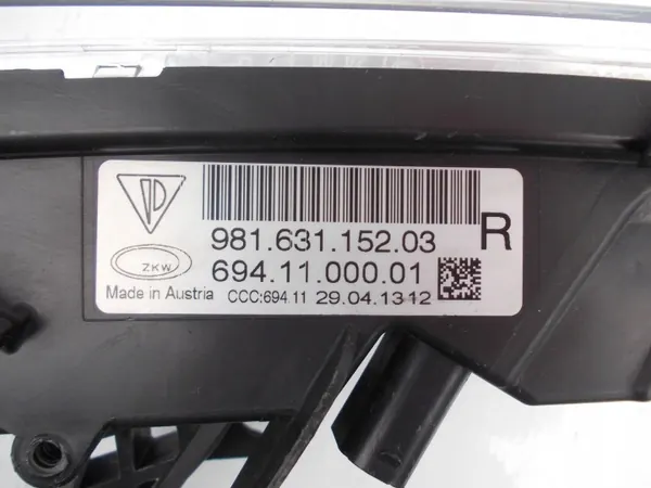 Porsche Boxster 981 oikea DRL LED-valo OEM 98163115203 image 7